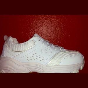 White championship memory foam trendy shoes❤️